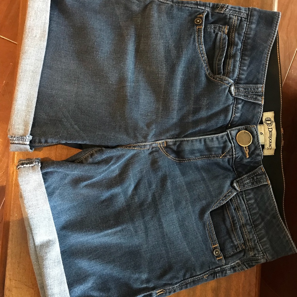 Democracy Jean Shorts